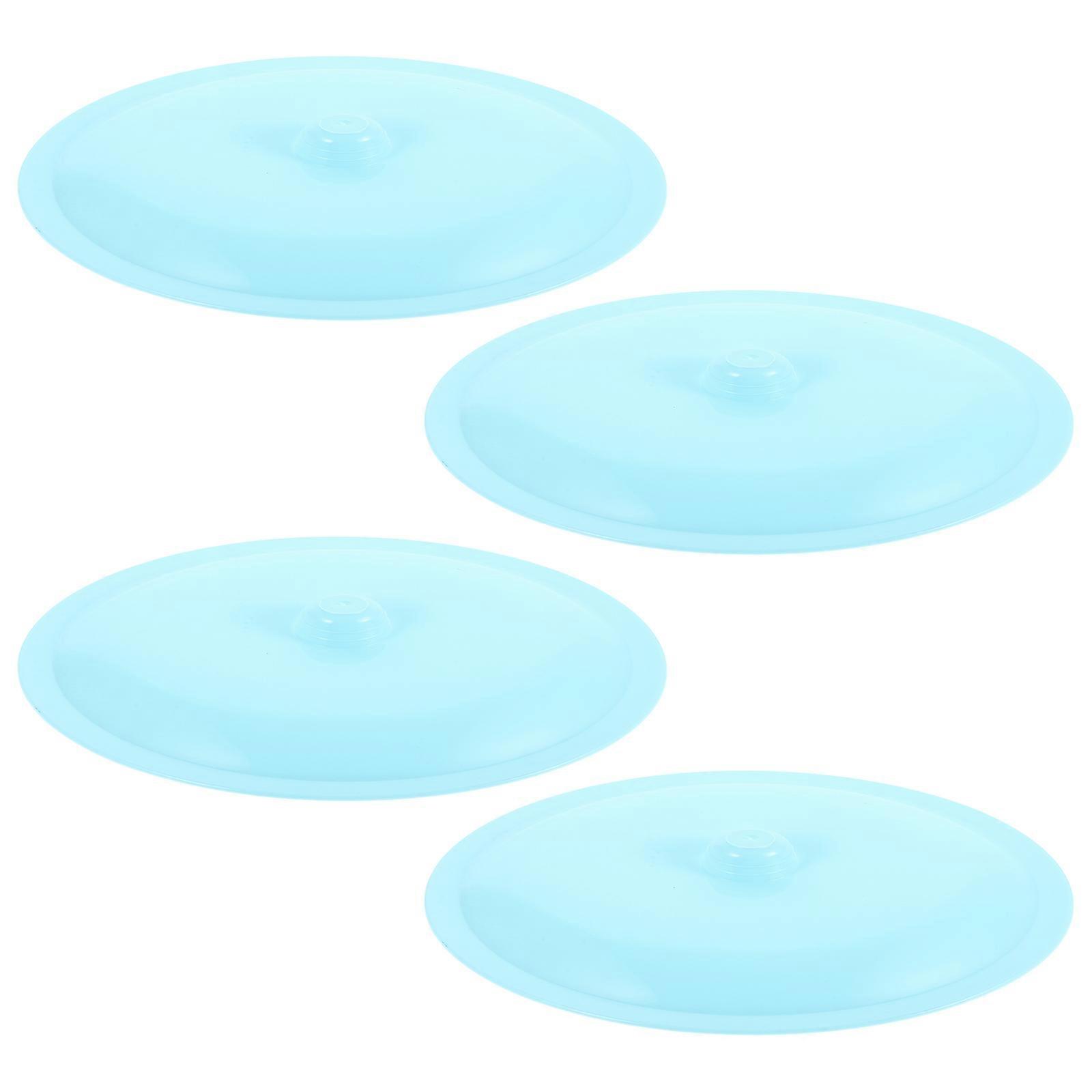 Sky-Blue Chamber Pot Lid for Plastic Urinal Bottle Lid Replacement 4Pcs