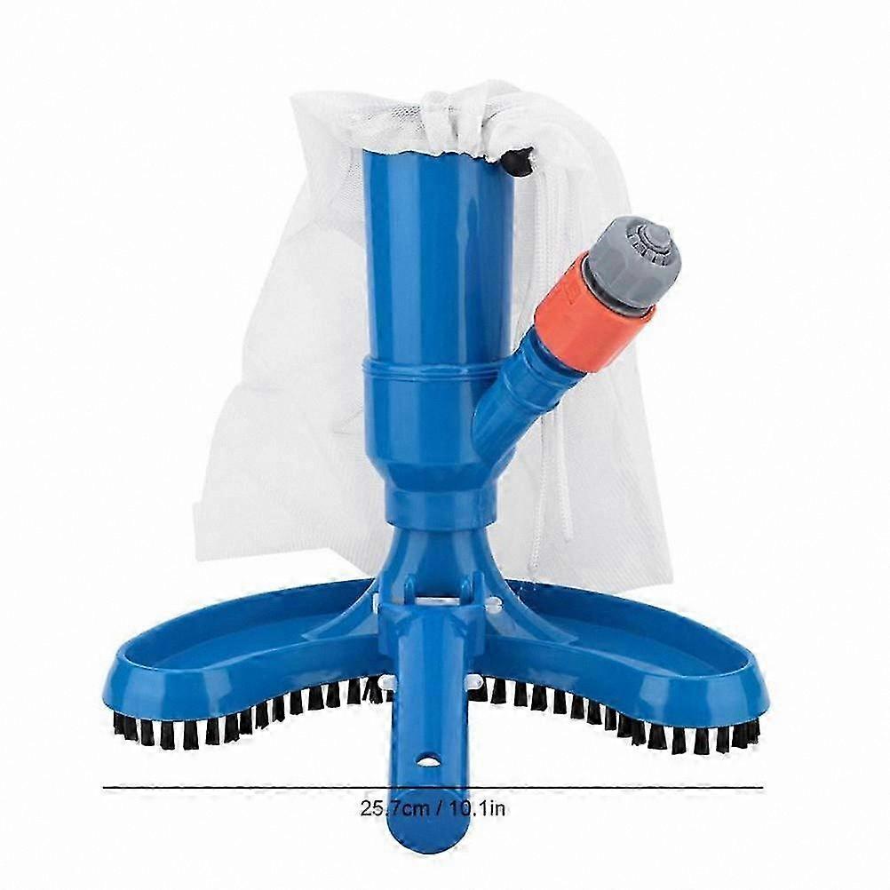 Aquatic Cleaning Tool for Pools with Brush and Vacuum Functionality