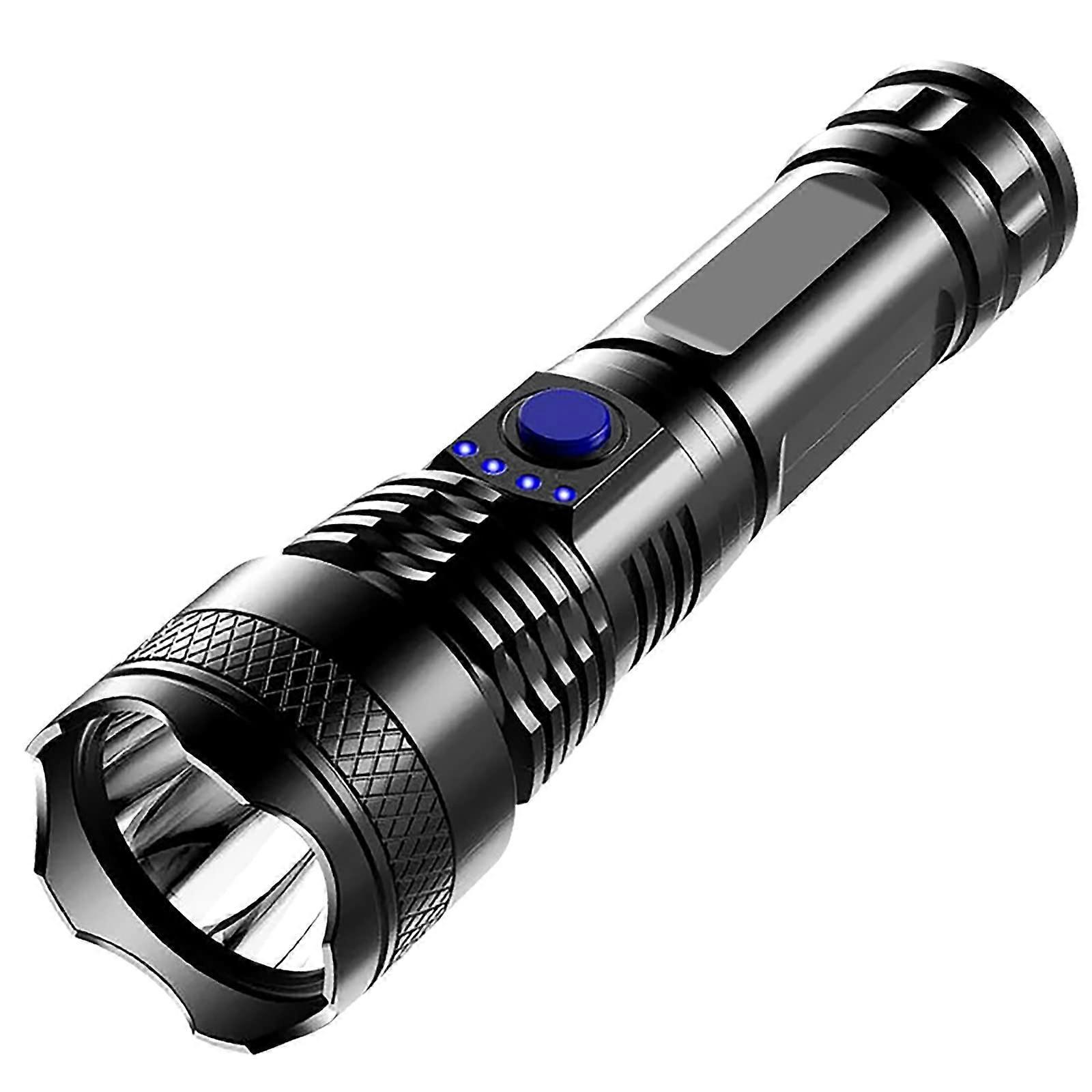 Rechargeable LED Flashlight USBC Tactical  Lumen Waterproof Zoomable LongRange 3 Modes