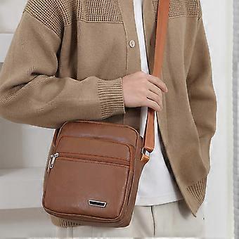 Bolsa transversal unissex, mochila de ombro/peito com orifício para fone de ouvido – ideal para atividades ao ar livre, caminhadas, camping e viagens.