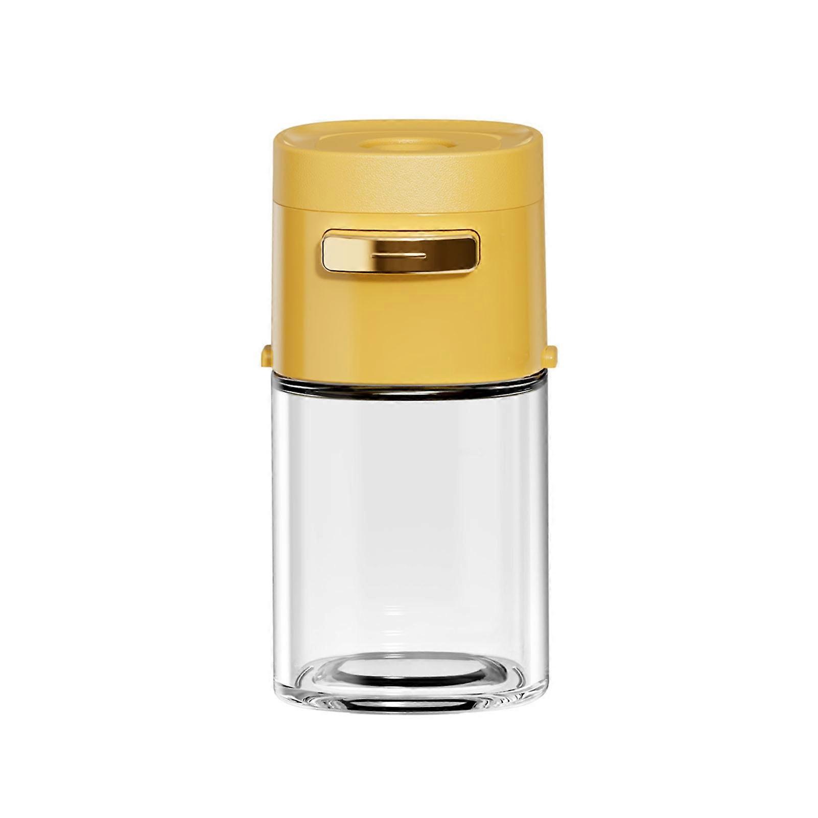 Press Type Salt Shaker with Portion Control for Precise Spice Dispensing for Kitchen
