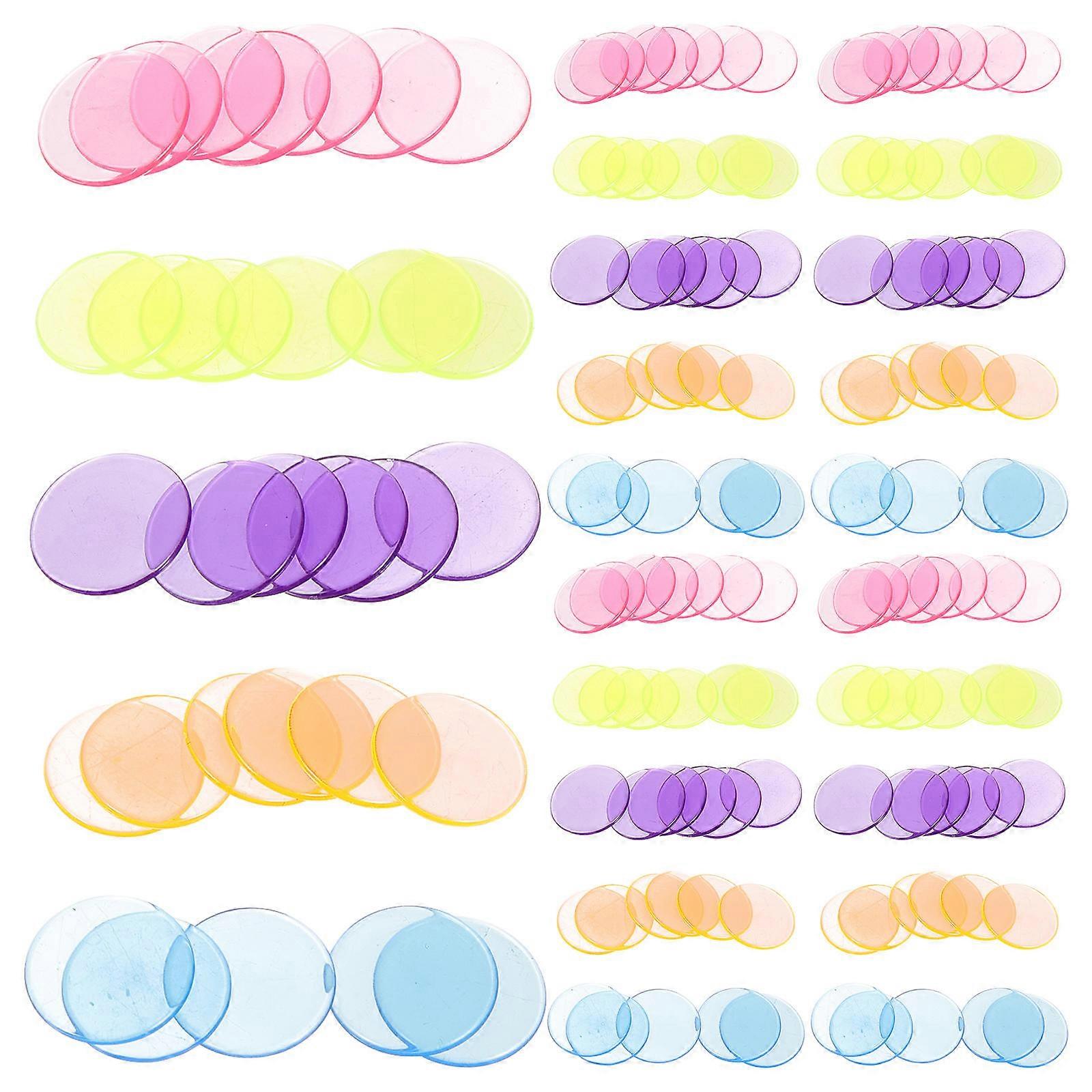 Counting Chips Plastic Game Chips for Playing Use 300Pcs Set
