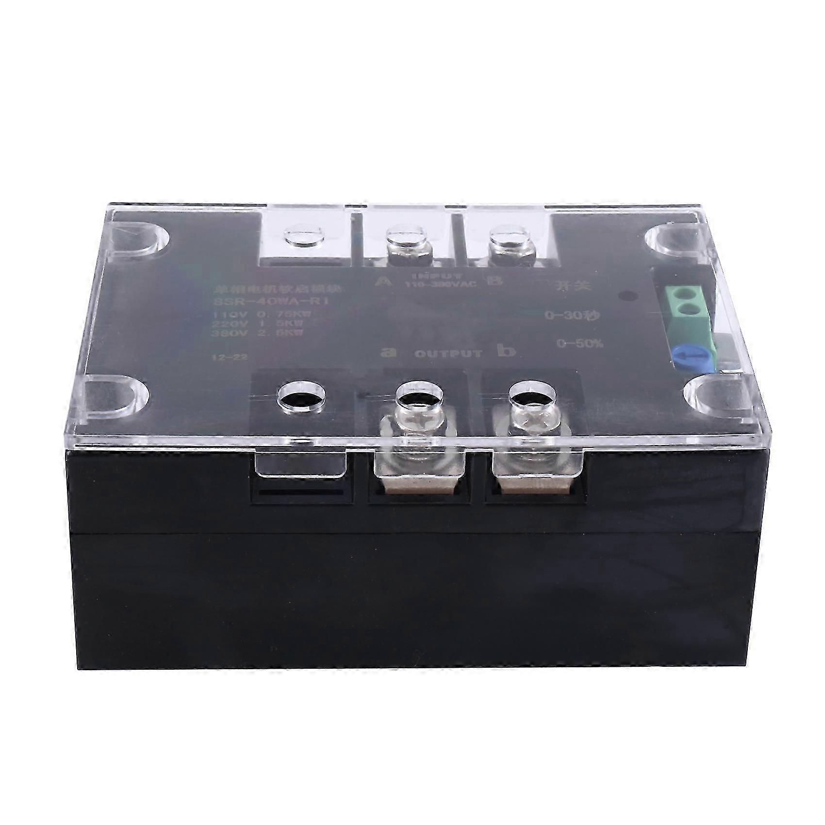 220V Tek Fazlı Motor Yumuşak Başlatma Modülü Kontrol Cihazı 1.5KW Çevrimiçi Yumuşak Başlatma Fan Pompa Basınç Basit