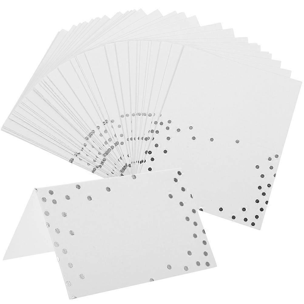 Seating Cards Table Name Cards for Decoration 100Pcs Dot Printing Wedding