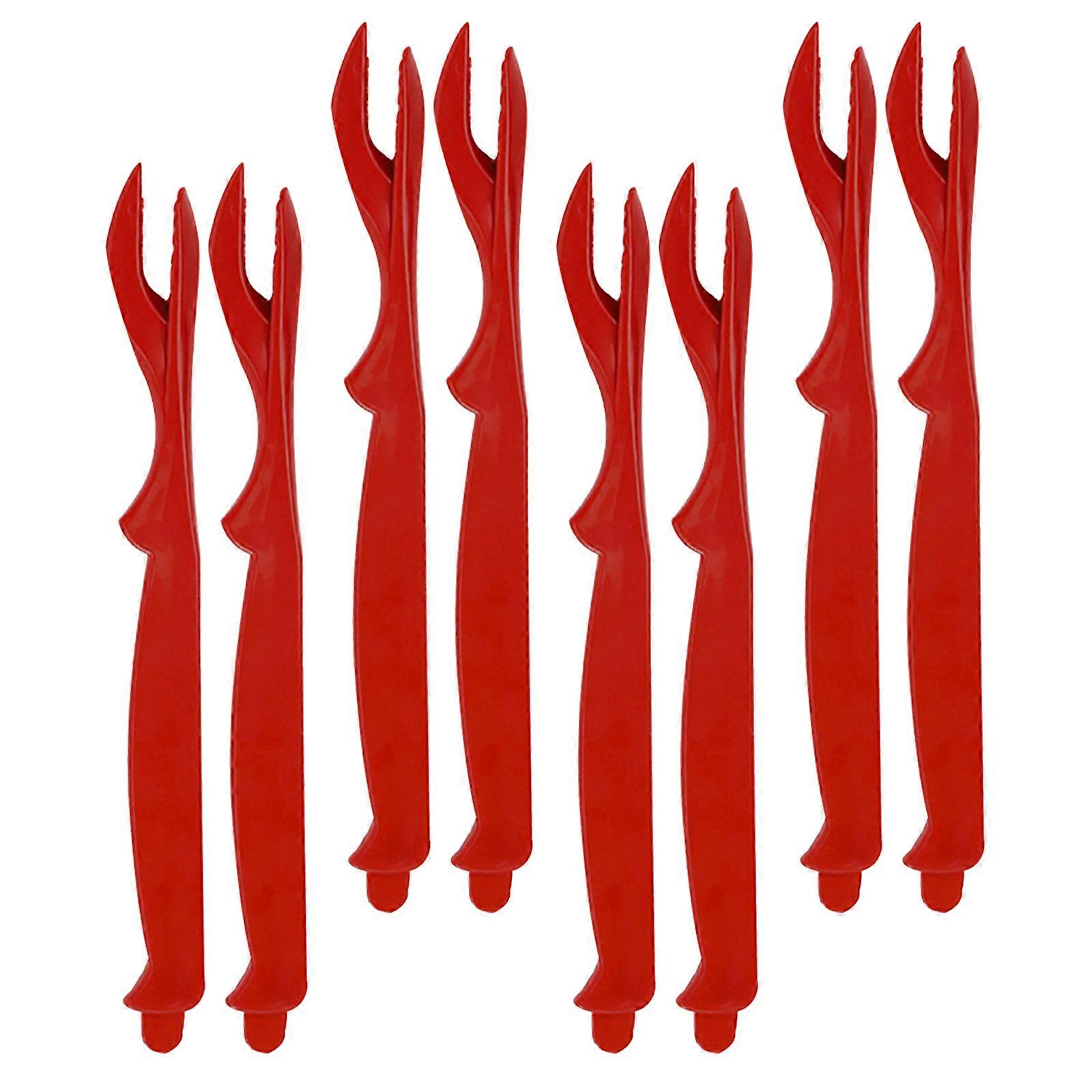Crab Leg Tools Multi-Function Plastic Crab Eating Tools with 8Pcs for Seafood