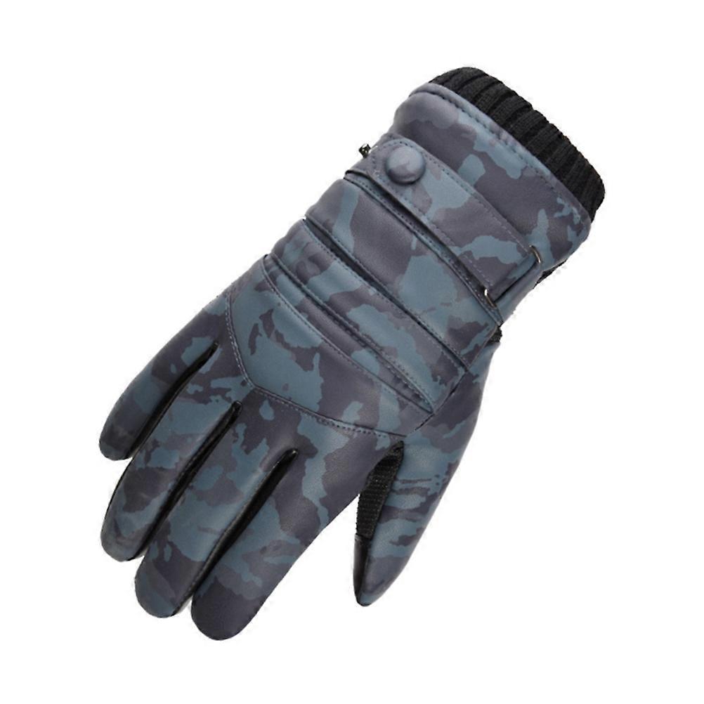 Screen Touch Gloves Thickened Plush Gloves for Outdoor Use 1Pair