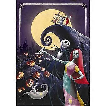 Puzzle - CLEMENTONI - L'étrange Noël de M. Jack - 1000 pièces - Poster inclus - 50 x 70 cm