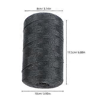 Fio de nylon trançado para reparo de redes de pesca, pacote com 2 rolos, resistente.