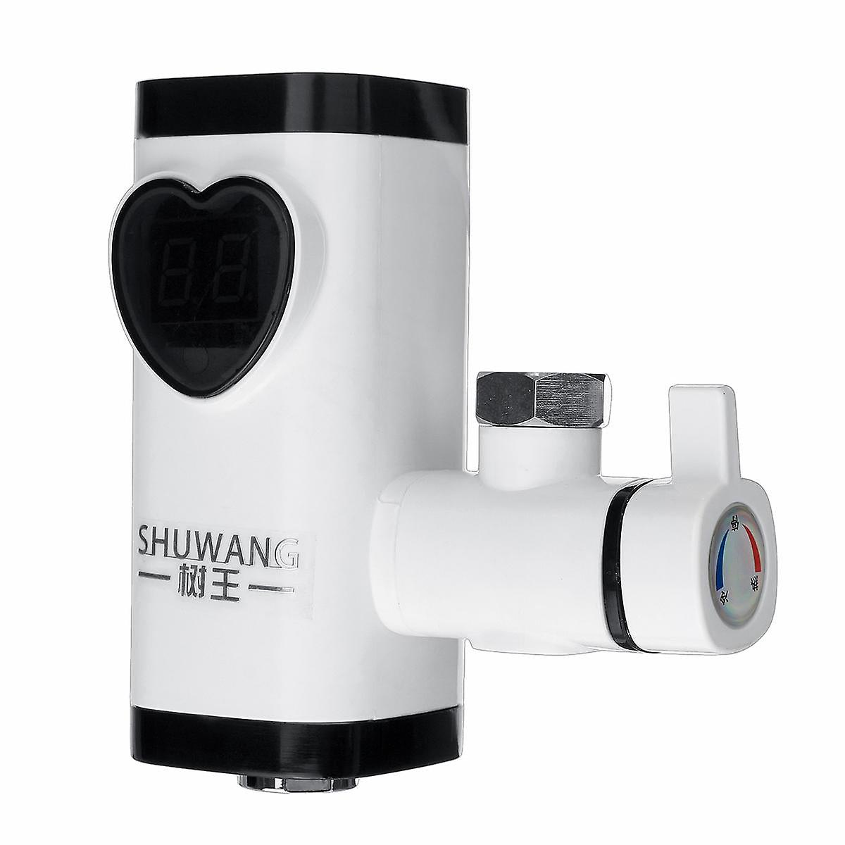 Electric Faucet Tap Heater Instant Hot Water Led Show Fast Heating Home Kitchen