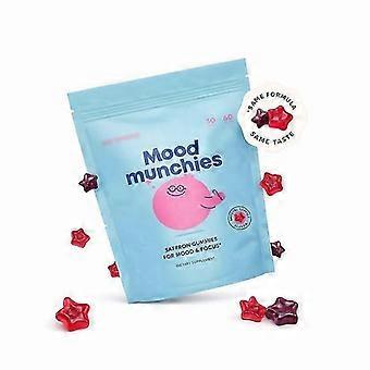 Saffraanextract voedingsgels en kauwtabletten voor stemming en concentratie - Mood Munchies, 60 stuks - Kewae Direct