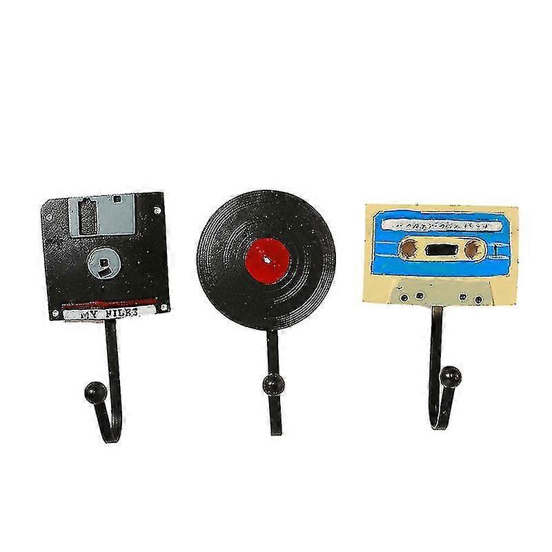 3pcs Storage Hooks, Wall Mounted Coat Rack