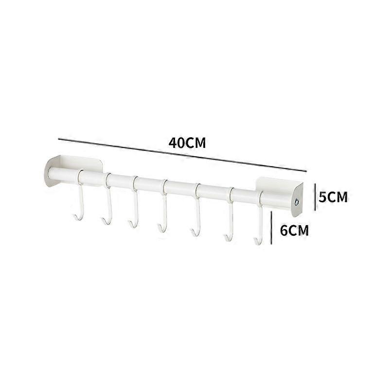 Hanging rod support white 40cm