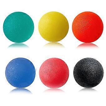 6Pcs Finger Training Grip Balls Melhorar a força da mão com design esférico Grip Balls Men Mulheres Acessórios