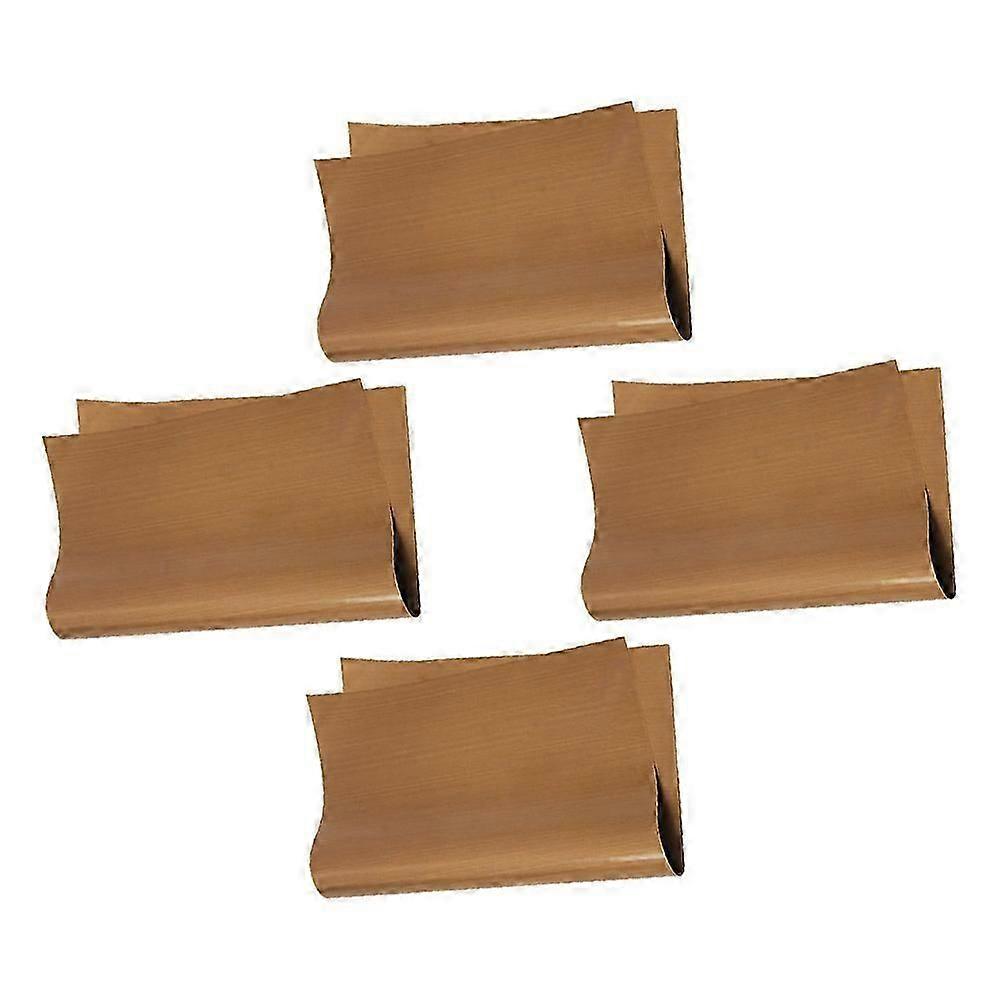 4 Sheets Heat Resistant Baking Mat Multipurpose Oven Liner Reusable Baking Sheets