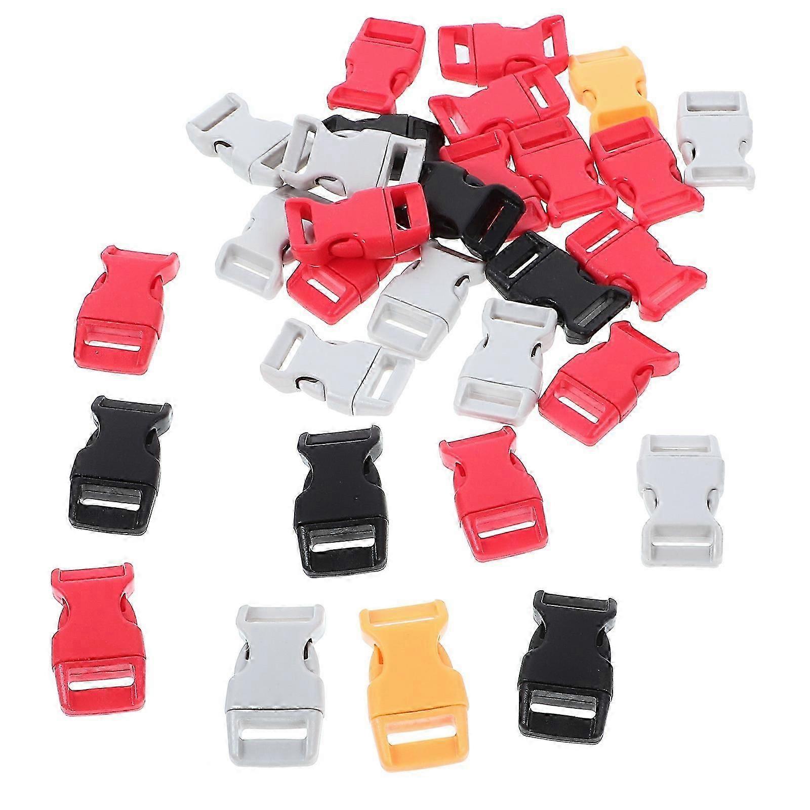 Adjustable Side Release Buckles | Plastic | 30Pcs For Webbing, Backpacks, Harnesses