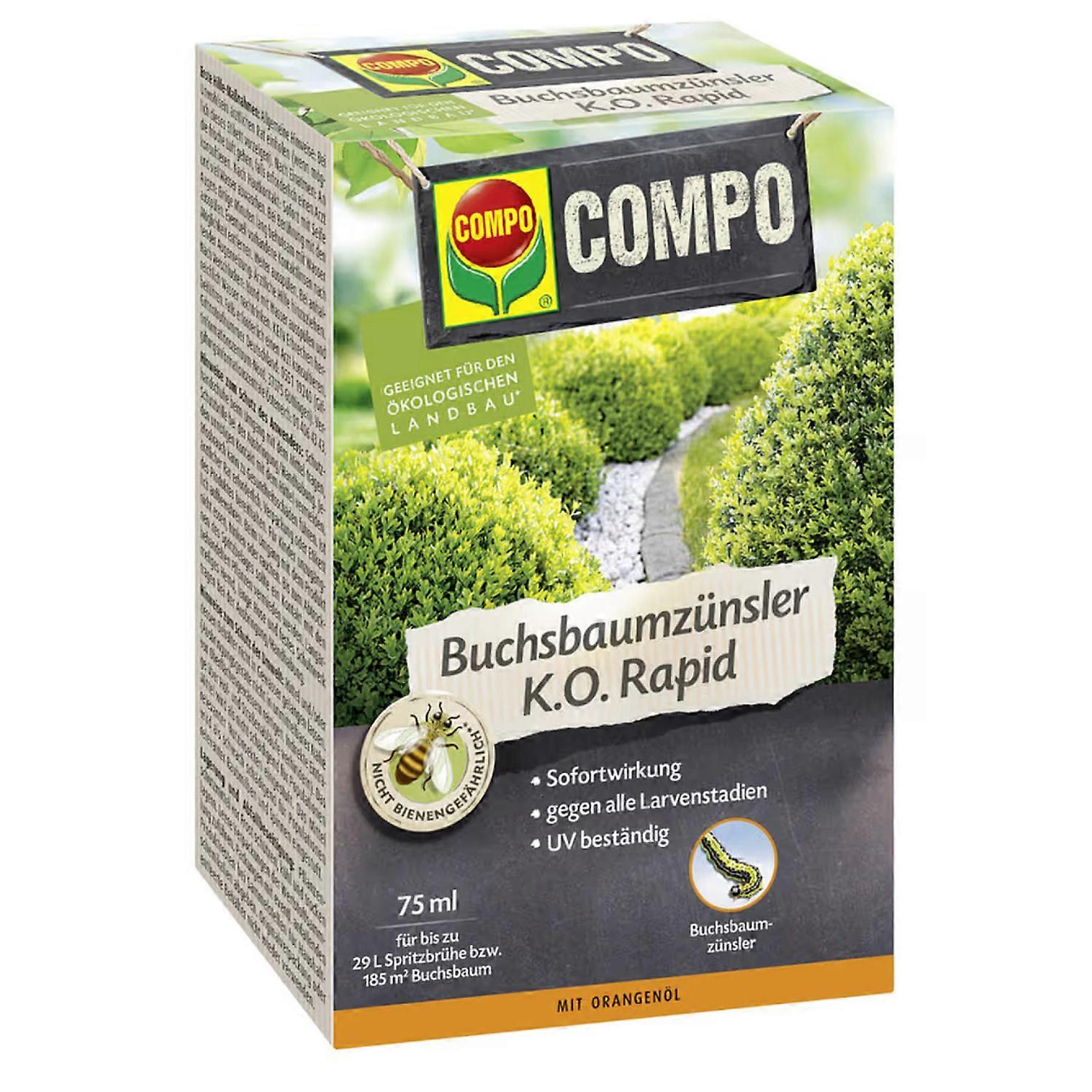COMPO Buchsbaumzünsler K.O. Rapid, 75 ml