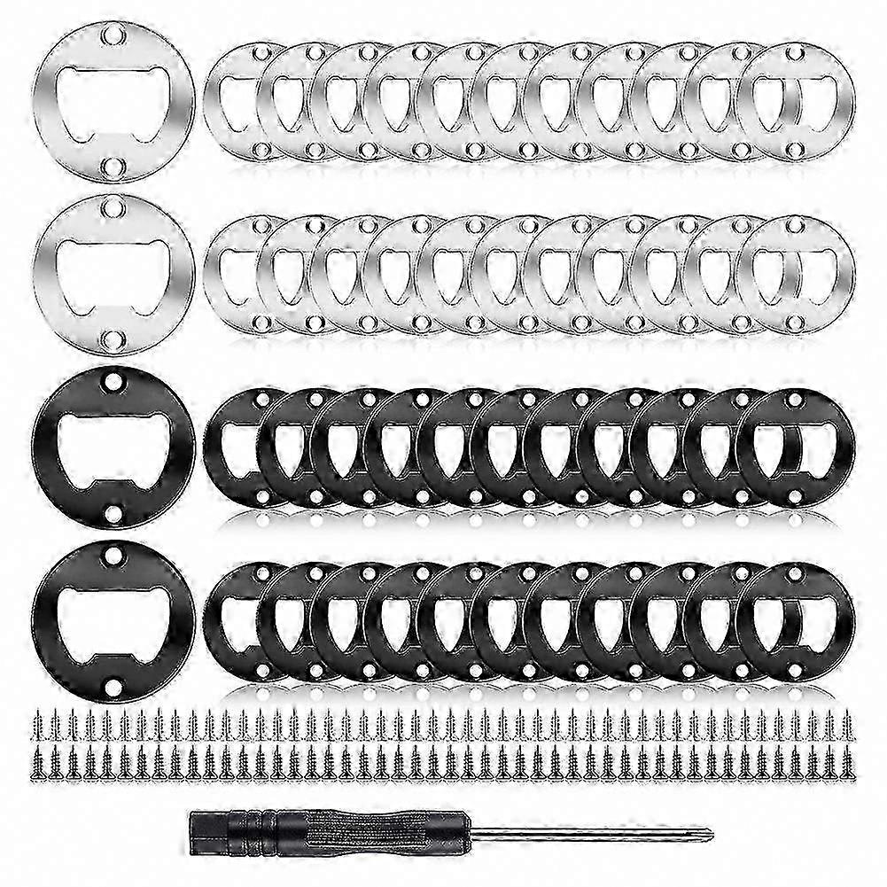Round DIY Bottle Opener Kit Hardware compatible with Beer Crafting Projects