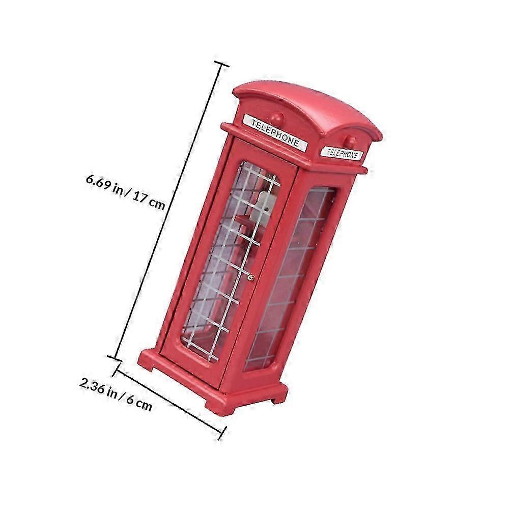 Red Mini House Simulation Model for Decoration