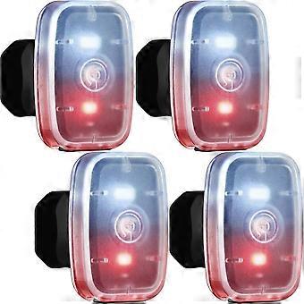 Feux de course de sécurité à LED pour coureurs Feux stroboscopiques/feux de course à clip pour coureurs avec 5 modes d’éclairage Accessoires haute visibilité pour le cyclisme, la randonnée,