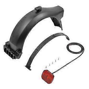 Achterspatbord en achterlichtset compatibel met Ninebot F30D F40D e-scooter, inclusief achterspatbord, remlicht en veiligheidslamp voor elektrische scooters.