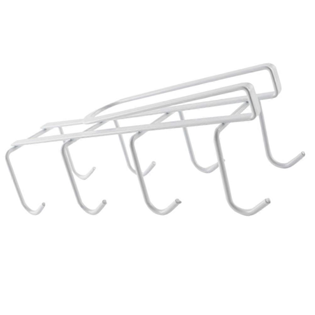 Cup Holder Kitchen Under Cupboard Cup Holder Rectangular Simple Design Homeowners Rust-Resistant 1Pack