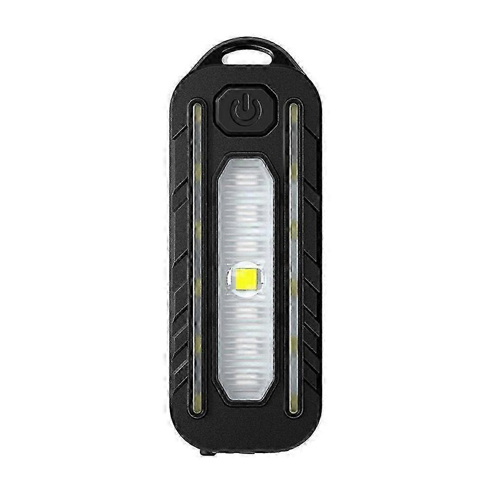 Flashlight Pen Clip Safety Warning Light Rechargeable Flashlight B