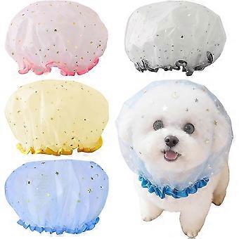Dog Face Mask Dog Mesh Head Cover,Breathable Pet Face Mask Mesh Muzzle,Lightweight Pet Head Net Cover Prevent Eating Biting Licking