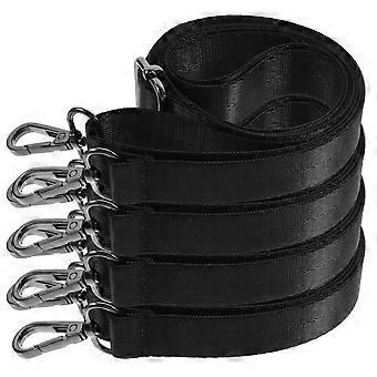 Horse Blanket Leg Strap Adjustable Elastic Straps with Metal Buckles 4Pcs