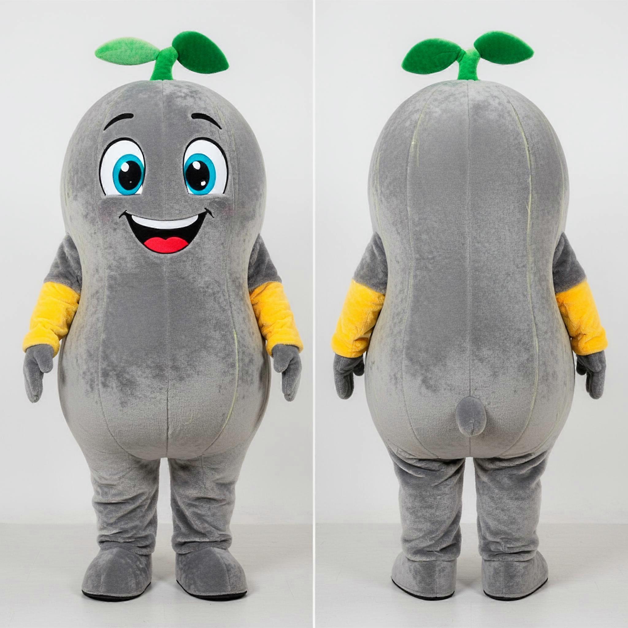 MASTICOT Emerald Green Cheerful Melon Mascot