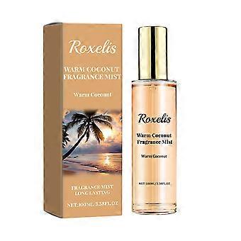 2pcs Coconut Passion Perfume Spray, long-lasting fresh natural, portable for couples dating, ambiance