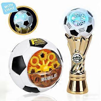 Electric Football Bubble Machine, Handheld Plastic Toy for Children