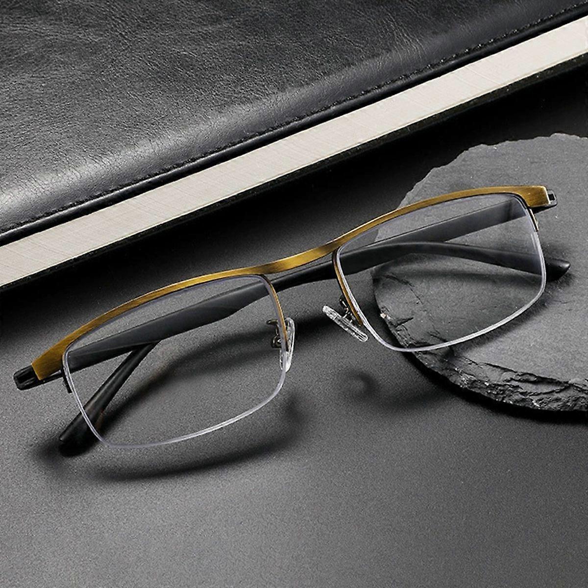 Smart Zoom Progressive Reading Glasses with Blue Light Filter