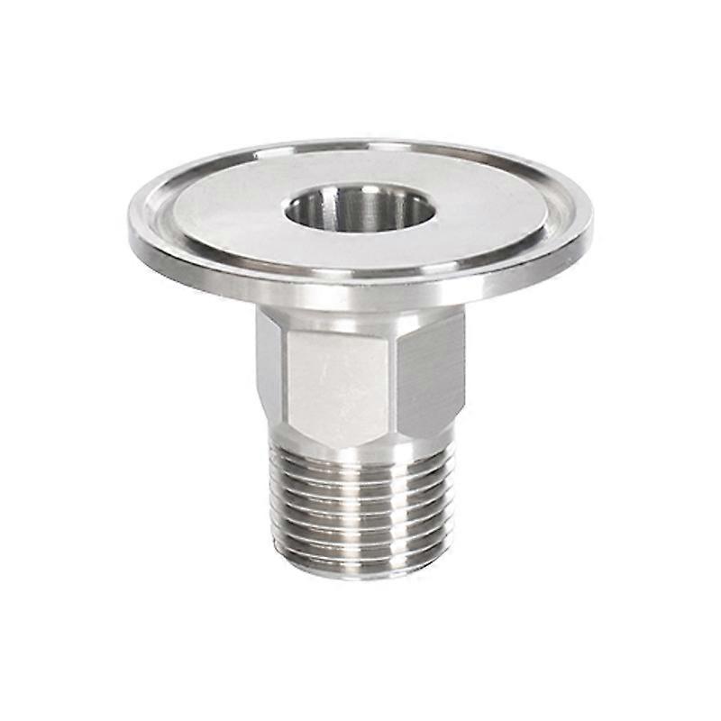Male Threaded Pipe Fitting(2pcs, silver)