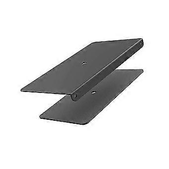 Monitor Mount Reinforcement Bracket Steel Plate Compatible with Thin Glass Fragile Tabletop
