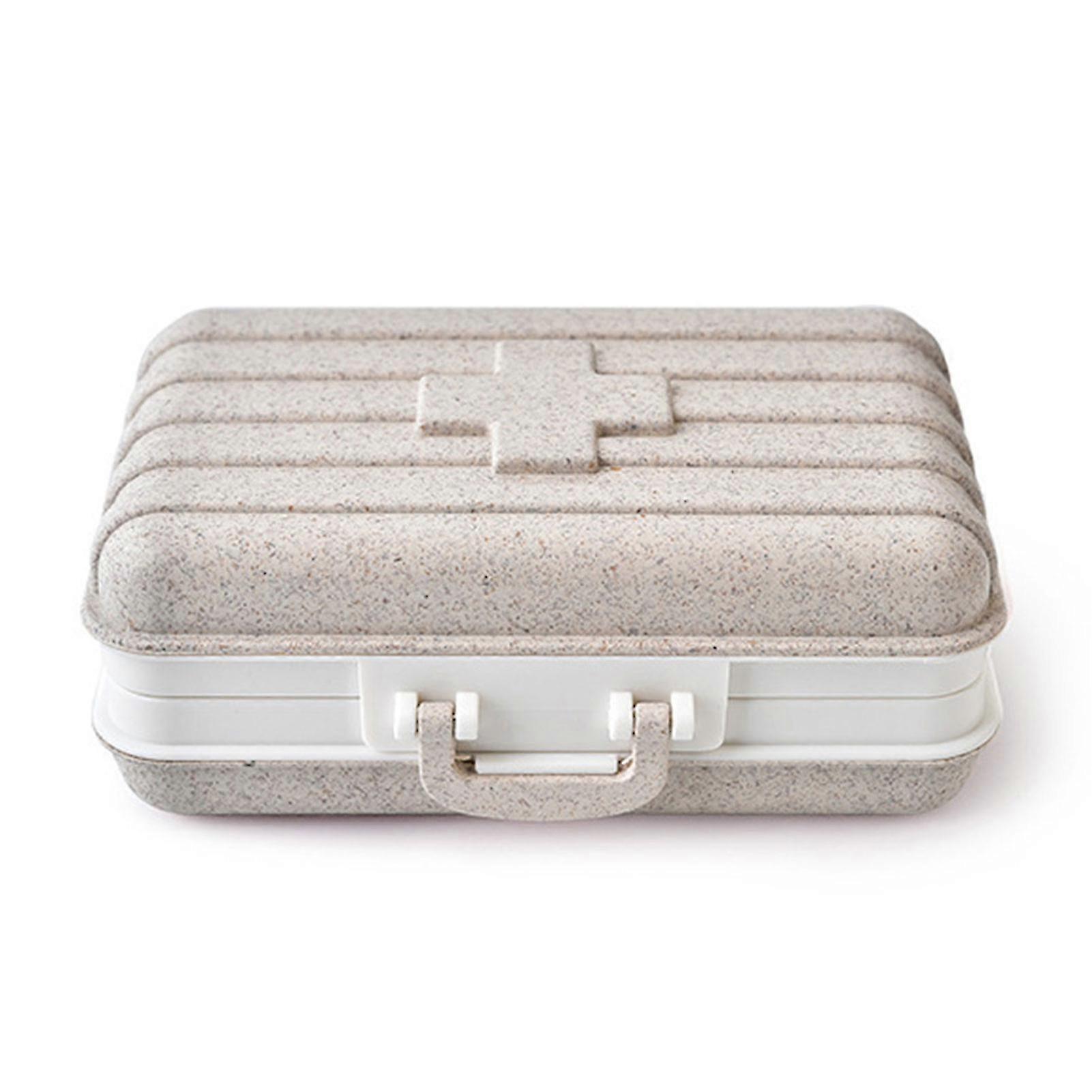 6-Compartment Pill Box Durable PP