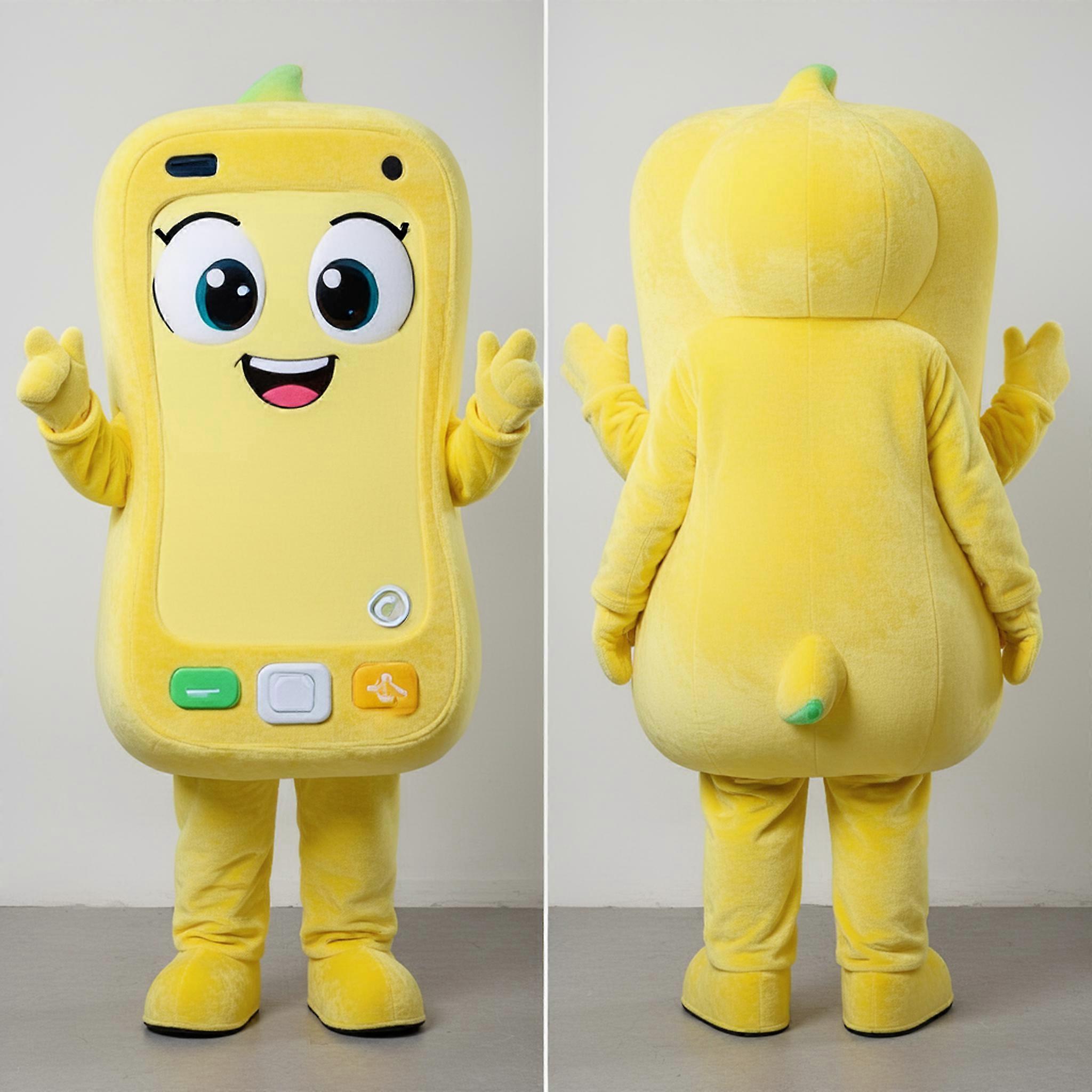 MASTICOT Lemon Yellow Smartphone Mascot