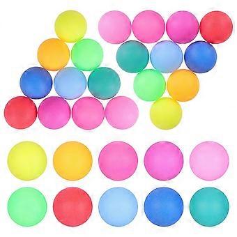 Table Tennis Balls, High-Grade Reusable Plastic, Assorted Colors, Durable for Party Games, 150 Pieces