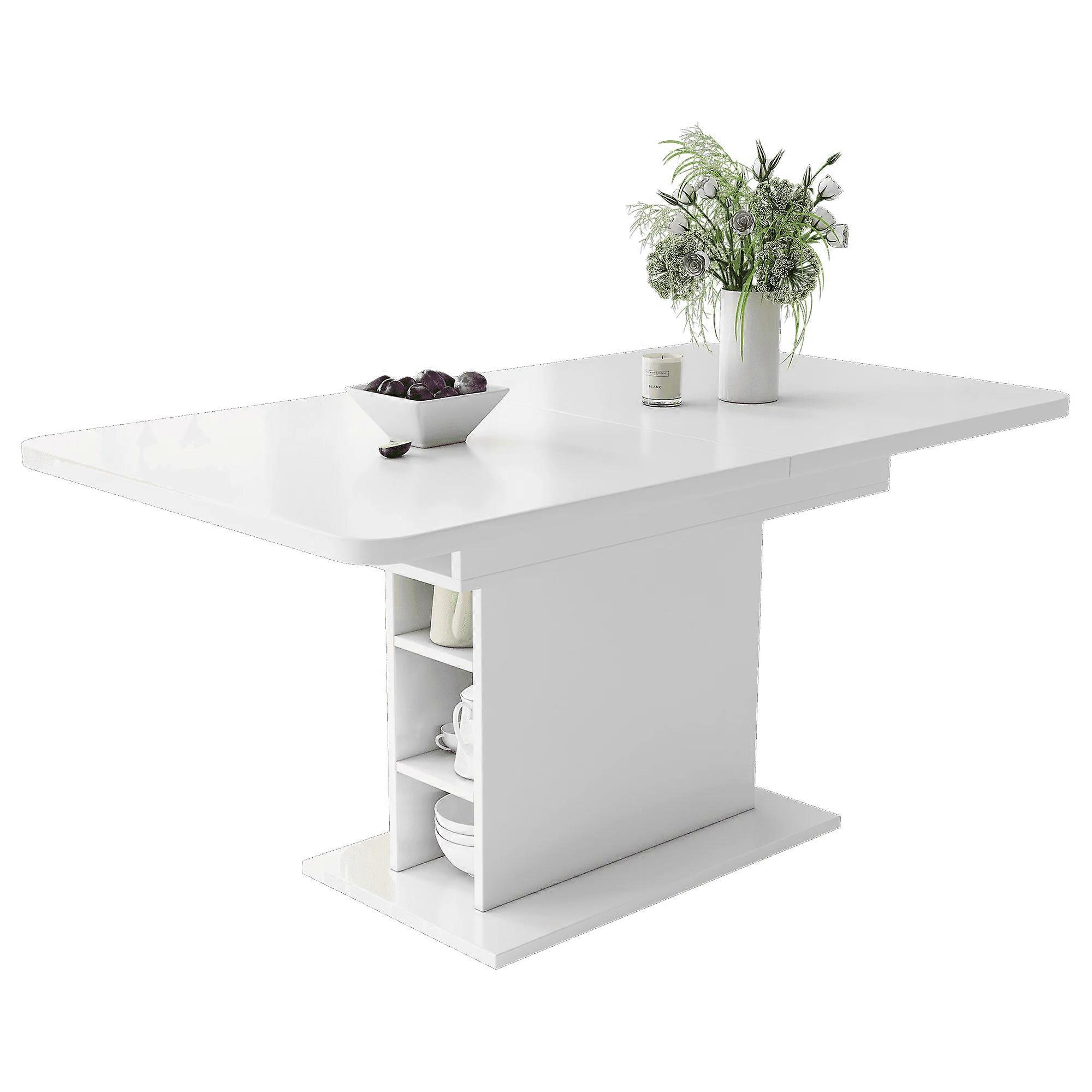 Uitschuifbare Eettafel - Verstelbare Tafel - Uitklapbare Eettafel