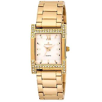 Radiant new rich Quartz Analog Woman Watch with RA327203 Gold Plated Stainless Steel Bracelet