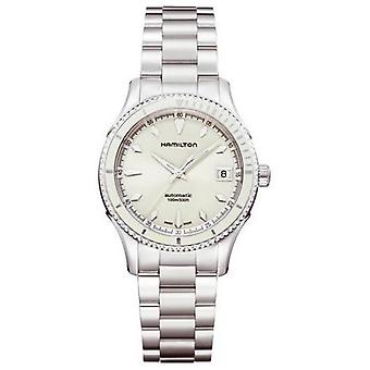 R. hamilton seaview 37mm blan ac/ac Automatic Analog Women's Watch with H37425112 Stainless Steel Bracelet