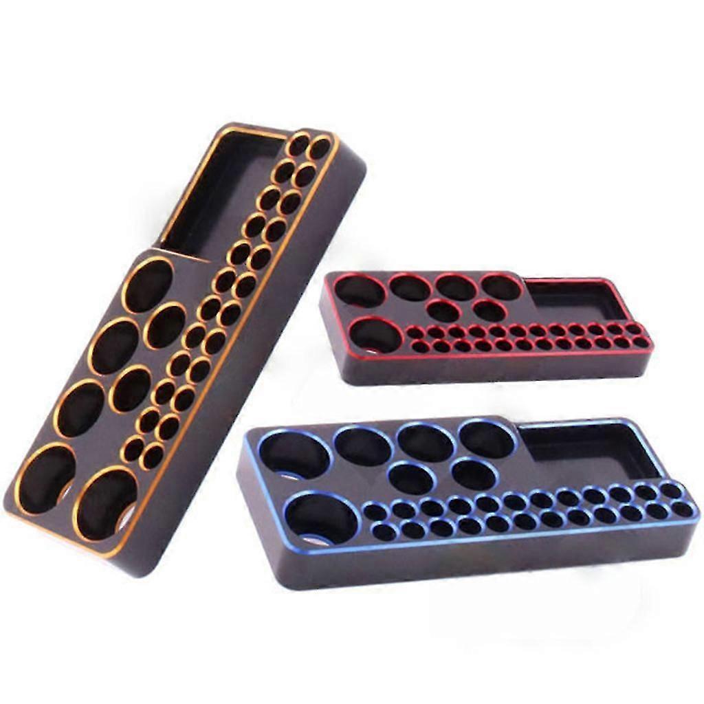 Multipurpose Storage Tool Rack Screw Tool Box Reduces Workbench Clutter, Blue