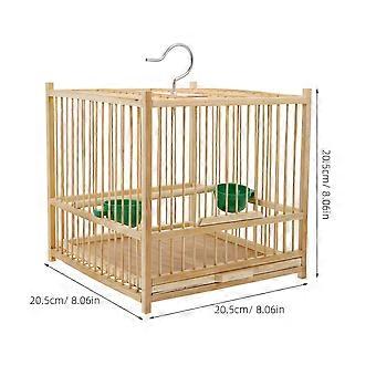 Bamboo Bird Cage for Hanging Hook Use in Bird Keeping