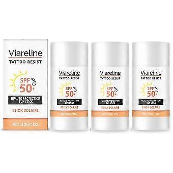 1-3X Waterproof Sweatproof Tattoo Sunscreen Stick for Sensitive Skin