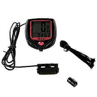 Waterproof Bike Computer with LCD Display, Bicycle Speedometer & Odometer for Cycling