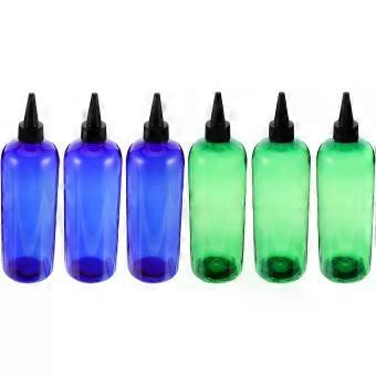 6pcs Ml Hair Color Bottle Applicator Plastic Squeeze Bottle with Lid
