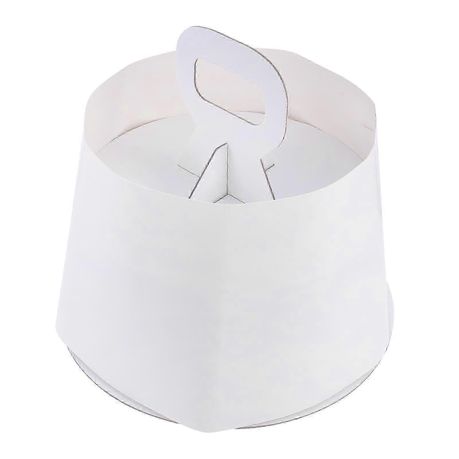 Dessert Packaging Box compatible with Storage Use 1Set Double Layer Portable Cake Box