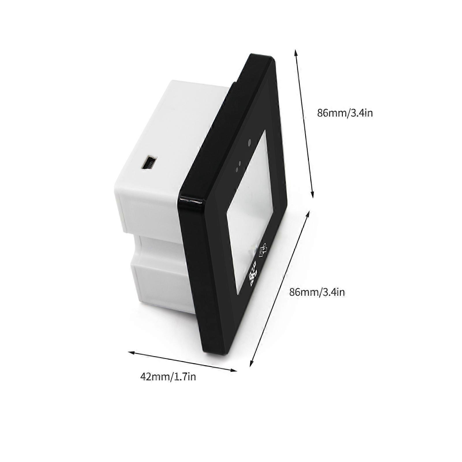 QR   Scanner 2dD Bar  Scanner Image   Reader ID Type Scanner with USB Cable for Retail Store Warehouse POS Computer