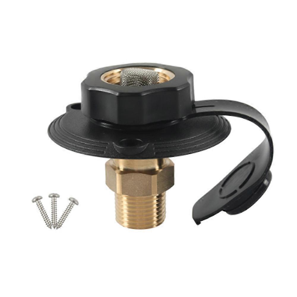 Durable Brass-Threading RV Water Inlet