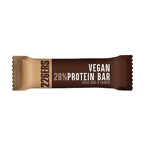 Vegan cocoa protein bar with cashew nuts 1 bar of 40g (Chocolate)
