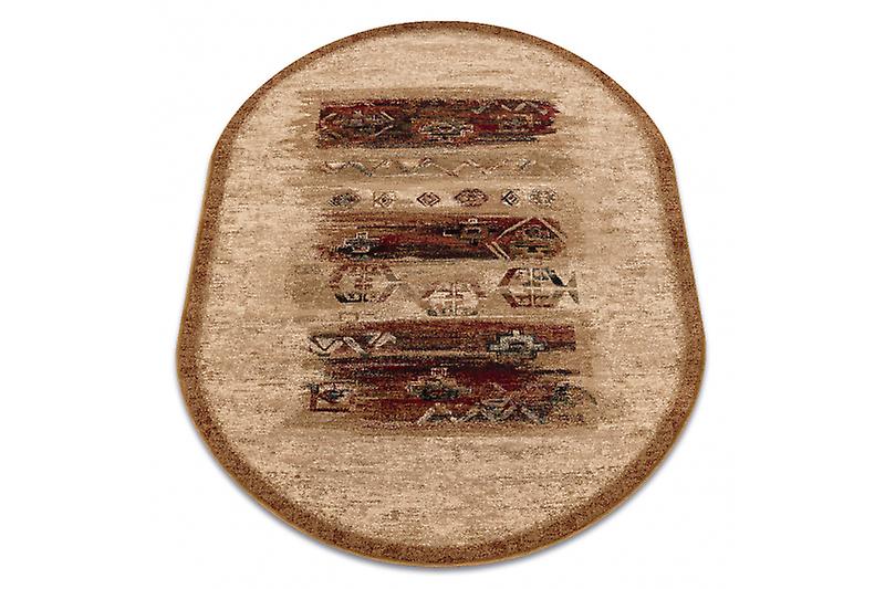 Wool carpet OMEGA oval MODENA light ruby
